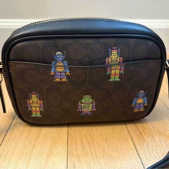 Coach Cosmic Robot Mini Jamie Camera Bag in Signature Canvas